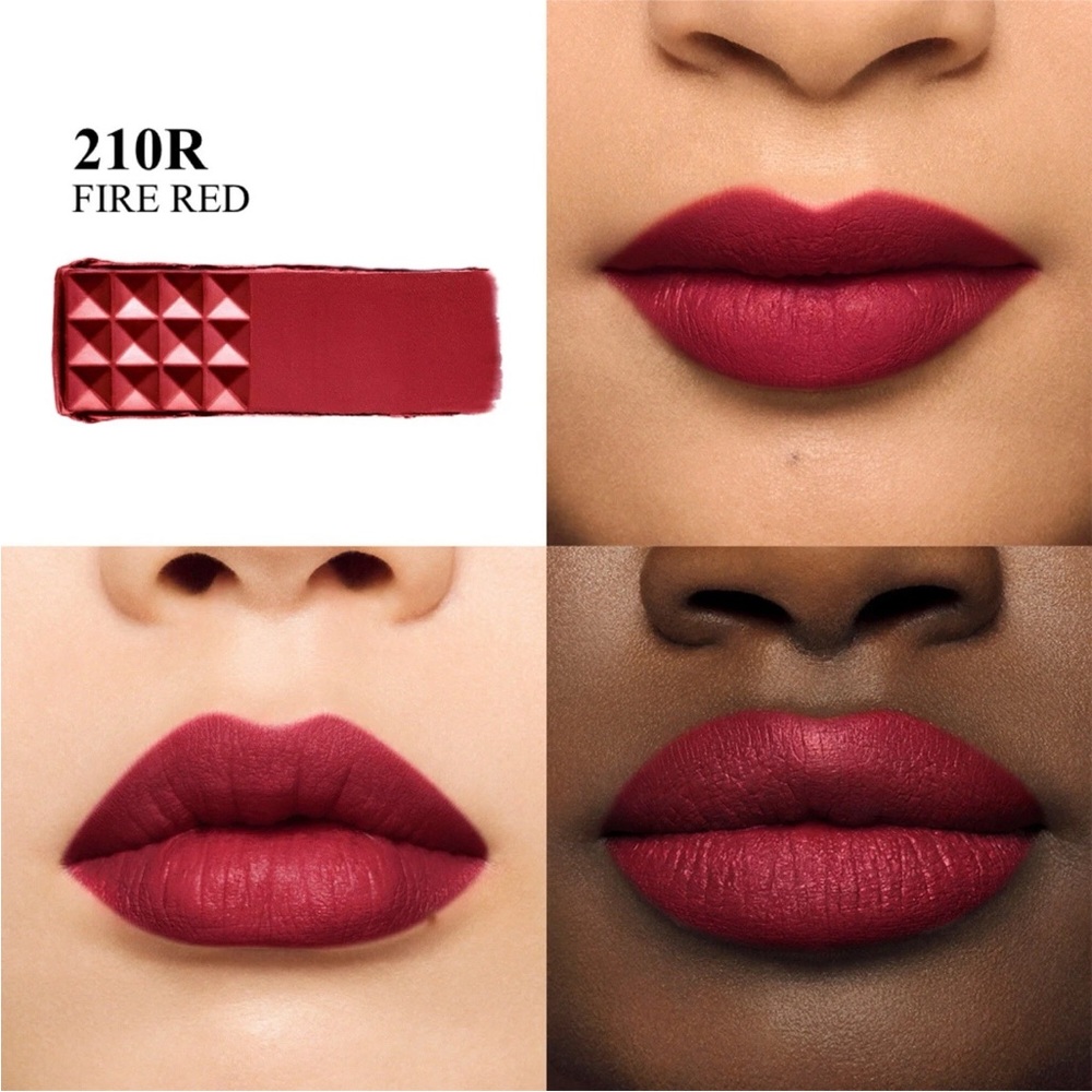 SPIKE VALENTINO BUTTERY MATTE LIP COLOR Fire Red 21OR brand new in box lipstick